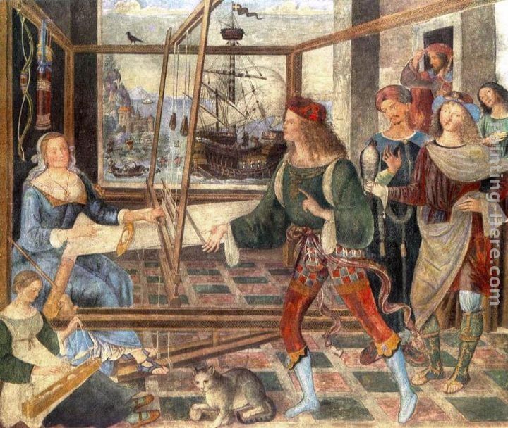 Bernardino Pinturicchio The Return of Odysseus